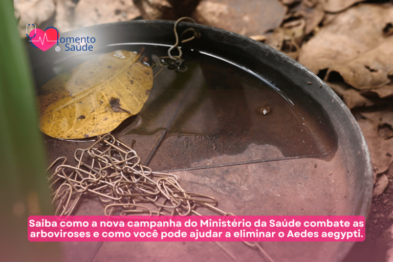 Água parada em cima de um tambor + subtítulo