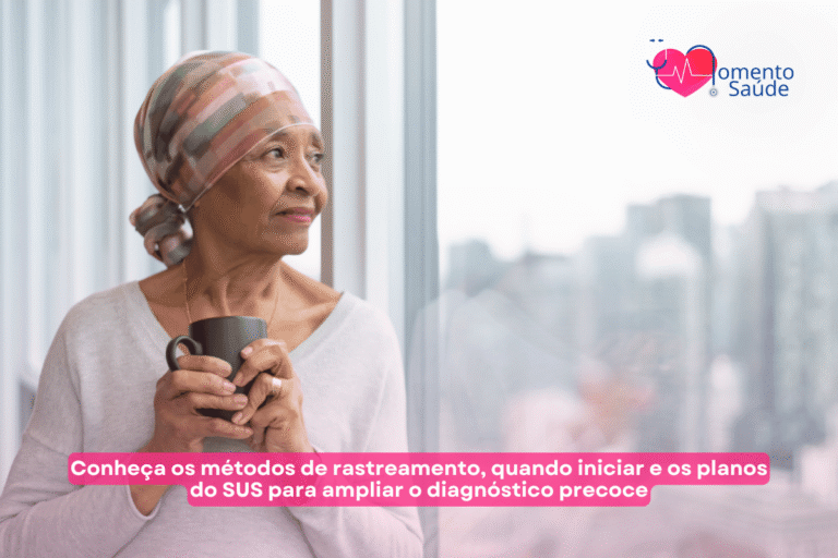 Mulher de idade com pano na cabeça + subtítulo